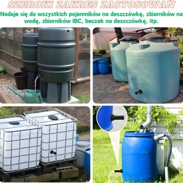 PRZYŁĄCZE DO ZBIORNIKA NA WODĘ GZ 3/4 cala - Końcówka do wody na wąż 25 mm