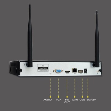 Комплект наблюдения: 4 камеры 1080p + рекордер Overmax с разрешением FUllHD IP66 и разрешением 3 Мпикс.