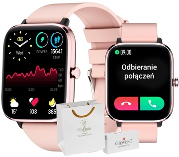 SMARTWATCH DLA DZIEWCZYNKI PREZENT NA KOMUNIĘ Z FUNKCJĄ ROZMOWY + TOREBKA