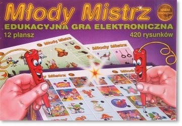 GRA MŁODY MISTRZ INTERAKTYWNA PLANSZA DLA 4 LATKA