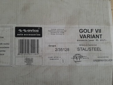 LIŠTA KUFRU NÁRAZNÍK VOLKSWAGEN GOLF 7 2017+