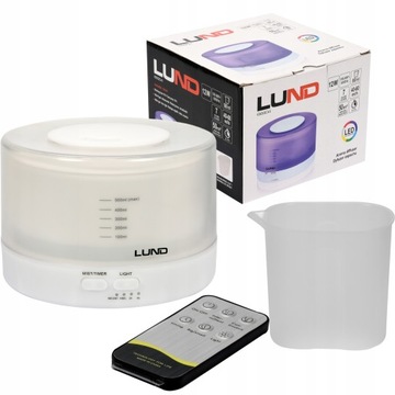 DYFUZOR ZAPACHOWY AROMATERAPIA 500ml LED + PILOT