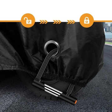 КРЫШКА ДЛЯ МОТОЦИКЛА 190T ТКАНЬ ОКСФОРД ПЫЛЕЗАЩИТНАЯ ВОДОНЕПРОНИЦАЕМАЯ XXL