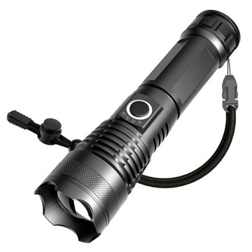 Outdoor Lighting LED Rechargeable Flashlight