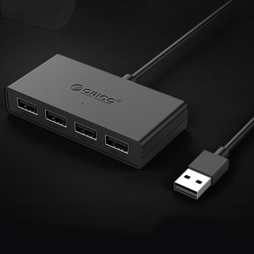 USB-концентратор, 4-портовый адаптер USB 3.0, тонкий концентратор данных с