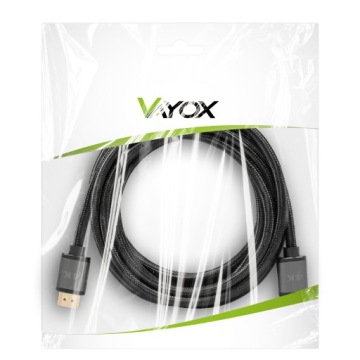 HDMI 2.0 144Hz PRO UHD 4K КАБЕЛЬ К ТВ МОНИТОРУ КОМПЬЮТЕРУ VAYOX 1.5m