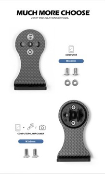 Карбоновый держатель OG-EVKIN для GARMIN Edge Wahoo Bryton GoPro Varia