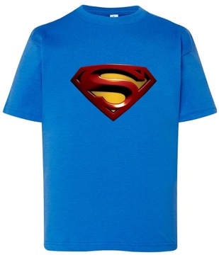 KOSZULKA t-shirt MAN of STEEL SUPERMAN 3D 110/116