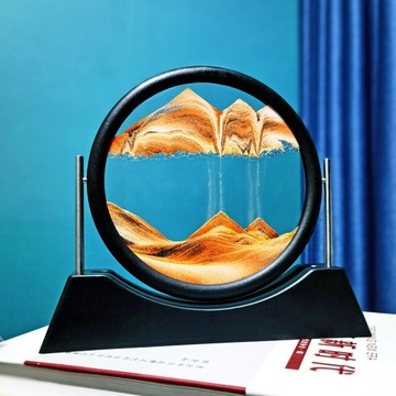 3D ПЕСОЧНОЕ ИЗОБРАЖЕНИЕ ВРАЩАЮЩИЕСЯ ДИНАМИЧЕСКИЕ ПЕСОЧНЫЕ ЧАСЫ