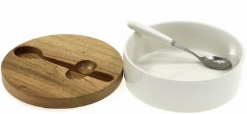 ФАРФОРОВАЯ САХАРНИЦА САХАРНИЦА С ЛОЖКОЙ