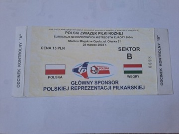 POLSKA - WĘGRY 28-03-2003 OPOLE