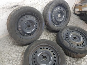 КОЛЕСА ДИСКИ ШИНЫ 195/55/R16 NISSAN MICRA K14