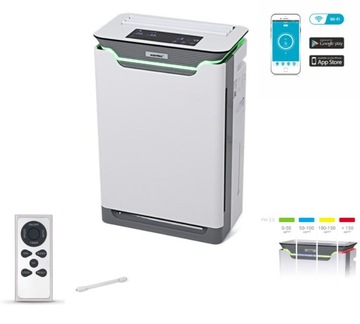 Oczyszczacz powietrza Warmtec AP350W+ do 80m2 WiFi