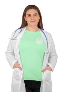 Женская медицинская футболка, сиделка, хлопковая футболка