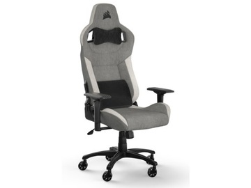 Fotel gamingowy CORSAIR T3 Rush Szaro-Biały wzrost 165 - 188 cm