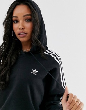 ADIDAS ORIGINALS BLUZA CZARNA LOGO KRÓTKA 32