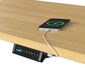 Каркас стола, электрически регулируемый, 2 ЖК-мотора, приложение USB Bluetooth
