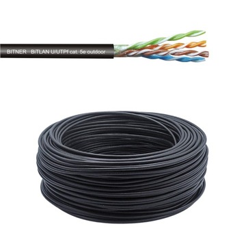 Кабель BiTLAN U/UTPf cat.5e 4x2x0,5 наружный гелеобразный 1 МБ