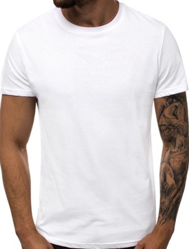 T-SHIRT MĘSKI PODKOSZULEK BIAŁY BAWEŁNA 100% r.M!