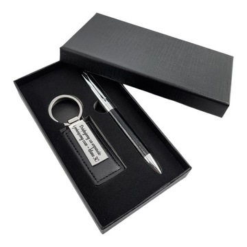 Prezent dla Nauczyciela ZESTAW Brelok Długopis GRAWER na zakończenie roku