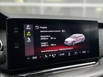 Skoda Octavia IV RS Kombi 2.0 TDI SCR 200KM 2022 Skoda Octavia 2.0TDI 200KM RS DSG l Canton, Webast, zdjęcie 25