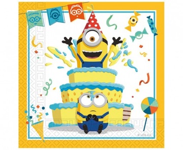 Serwetki minionki, 20 szt.