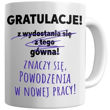 KUBEK NA POŻEGNANIE KOLEŻANKI KOLEGI Z PRACY