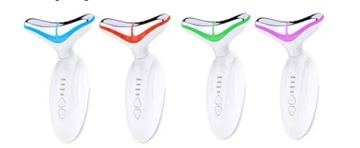 Лифтинг-массажер 3в1 ШЕЯ ЛИФТИНГ ЛИЦА EMS ТРИКОЛОР ФОТОННАЯ ТЕРАПИЯ