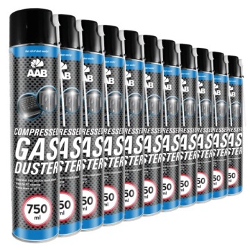 11x Aabcooling Stlačený Vzduch 750 ml 22x Trubička
