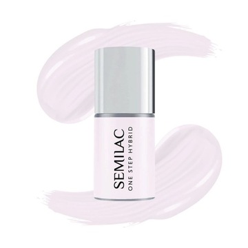 SEMILAC LAKIER ONE STEP HYBRID S252 Milky Pink