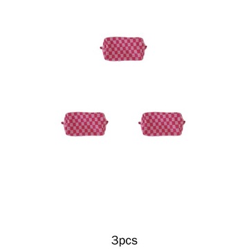 3 sztukę kosmetyczki.