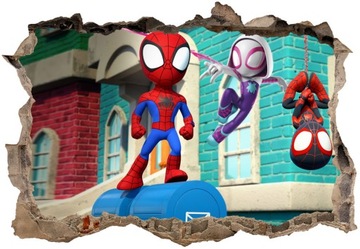 3D наклейки для детей Спайди и Супер Приятели 130х90