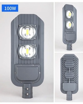 LED LAMPA LATARNIA ULICZNA 100W 6500K VARGO zasilanie sieciowe