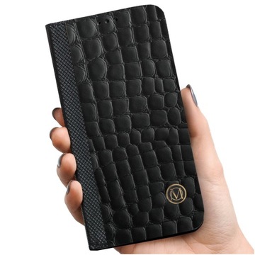 SKÓRA NATURALNA ETUI Z KLAPKĄ PORTFEL DO XIAOMI REDMI NOTE 7 WZORY
