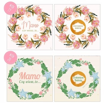 Скретч-карта – Мама, ты будешь бабушкой.