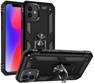 ETUI PANCERNE ARMOR RING CASE DO IPHONE 11 + SZKŁO
