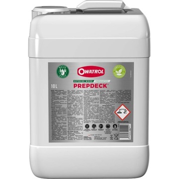 PREPDECK CZYŚCI DREWNO USUWA BRUD Z TARAS 10L