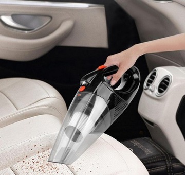 Проводной ручной автомобильный пылесос Hepa МОЩНЫЙ 120 Вт, наконечники, кабель 5 м