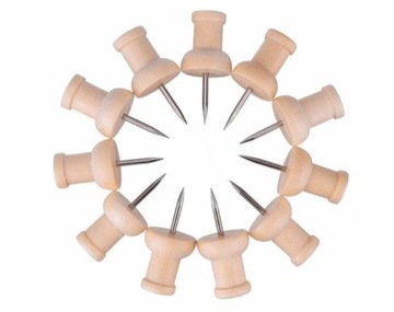 PINEZKI DREWNIANE eco - 10 sztuk - wzory