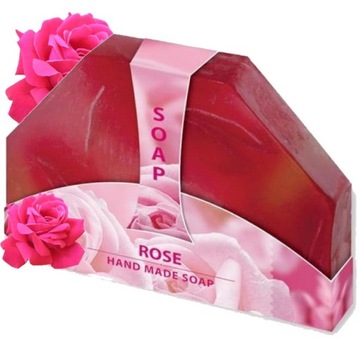 CUDOWNE MYDŁO BUŁGARIA PŁATKI RÓŻ Ręcznie Robione