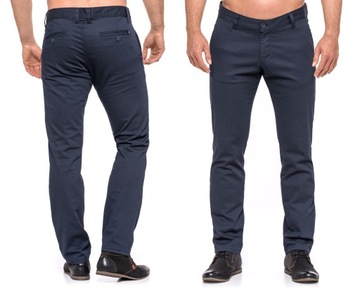 SPODNIE MĘSKIE CHINOSY VANKEL JEANS 087 -108cm/L30