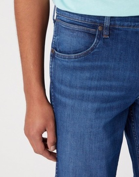 Męskie spodnie jeansowe proste Wrangler GREENSBORO W36 L34