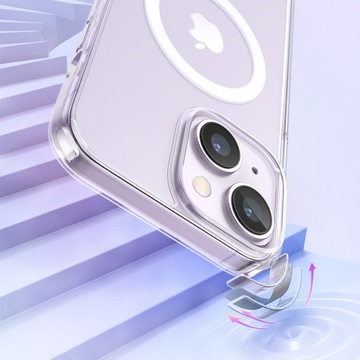 MCDODO ПРОЗРАЧНЫЙ МАГНИТНЫЙ УСИЛЕННЫЙ КОРПУС ДЛЯ MAGSAFE IPHONE 15 PRO