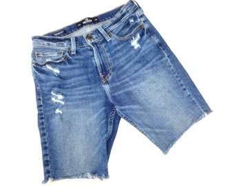 KRÓTKIE SPODENKA JEANSOWE HOLLISTER W28 38