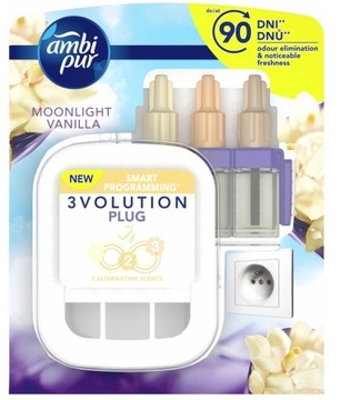 AMBI PUR URZĄDZENIE ODŚWIEŻACZ POWIETRZA 3VOLUTION MOONLIGHT VANILLA