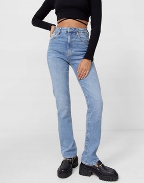 STRADIVARIUS SPODNIE JEANSOWE NIEBIESKIE 38 1M6B