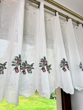 Штора для кухни Jealousy Bauble Christmas Christmas 60 см
