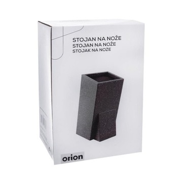 Подставка для ножей, блок из серого гранита для универсальных ножей.