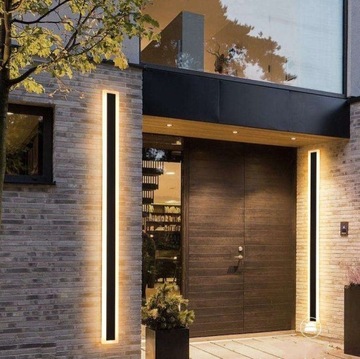 Минималистичный настенный светильник Led 150см 35Вт 230В Теплый белый