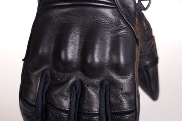 ПЕРЧАТКИ ДЛЯ МОТОЦИКЛА HUSAR MAVERIK КОЖАНЫЕ черные